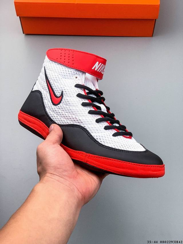 公司级！Nike Inflict 网布 减震防滑耐磨 耐克 高帮 专业训练鞋 透气网布有助于在激烈的练习和艰难的比赛中保持凉爽 包覆鞋底的橡胶在各个角度为您提供