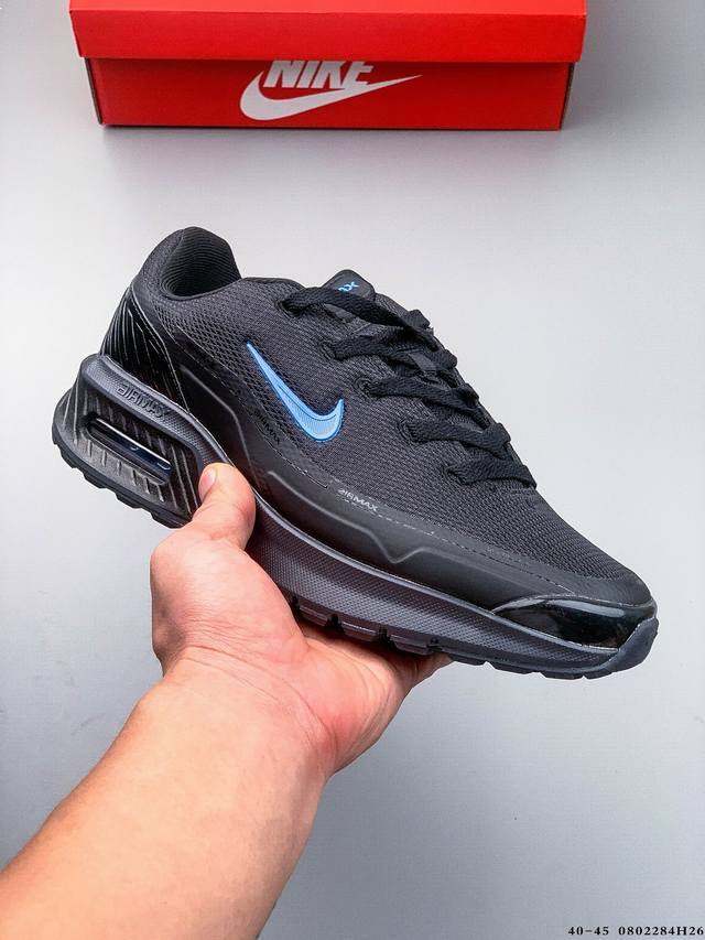 Nike Air Max Bia 新款缓震运动跑鞋 核心亮点在于其八腔气垫结构 根据不同部位设定的气压值专为行走设计 提供卓越的舒适感 鞋面的设计让人联想到上世