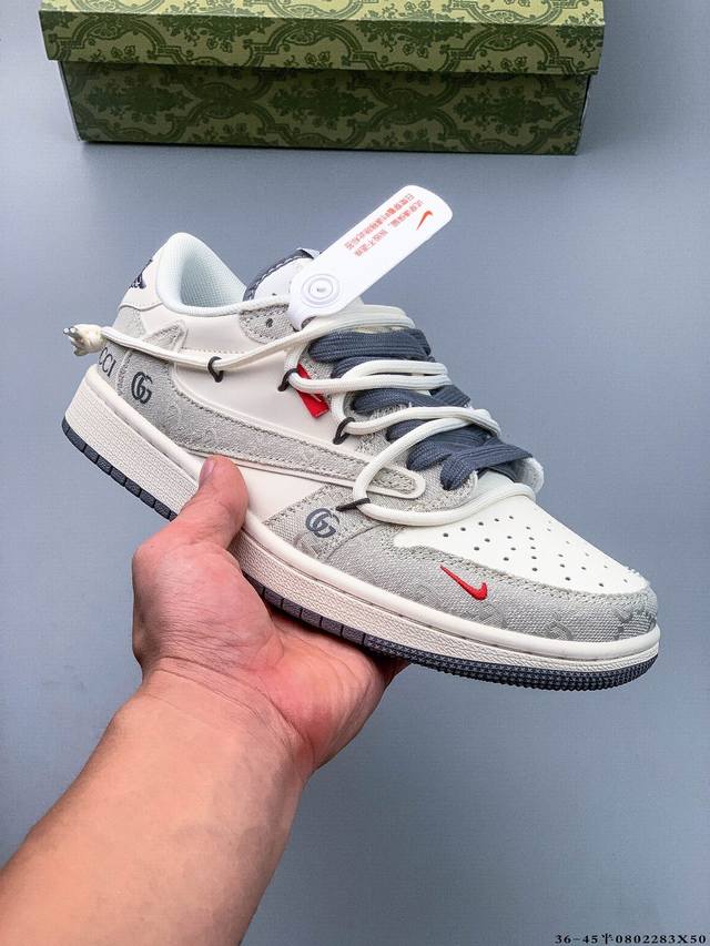 公司级头层！耐克Nike Air Jordan 1 Low Aj1乔1 低帮潮流缓运动休闲板鞋。Aj1 低帮拼接 完美版型真头层牛皮# 内置缓震气垫 原鞋开模