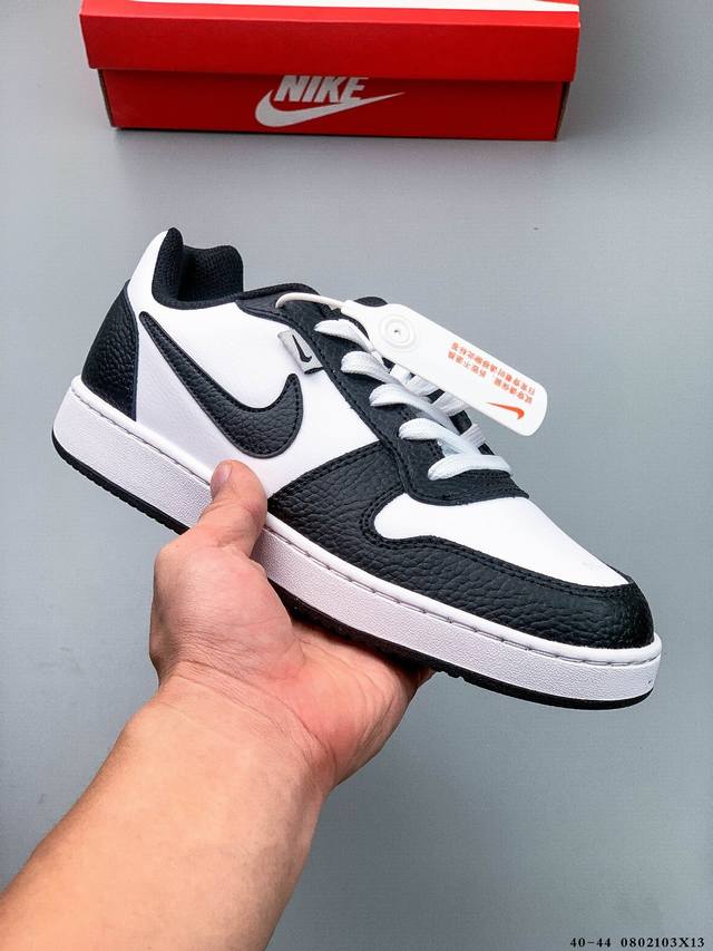 真标半码！耐克Nike Ebernon Low复古低帮耐磨休闲运动板鞋 0802103X13