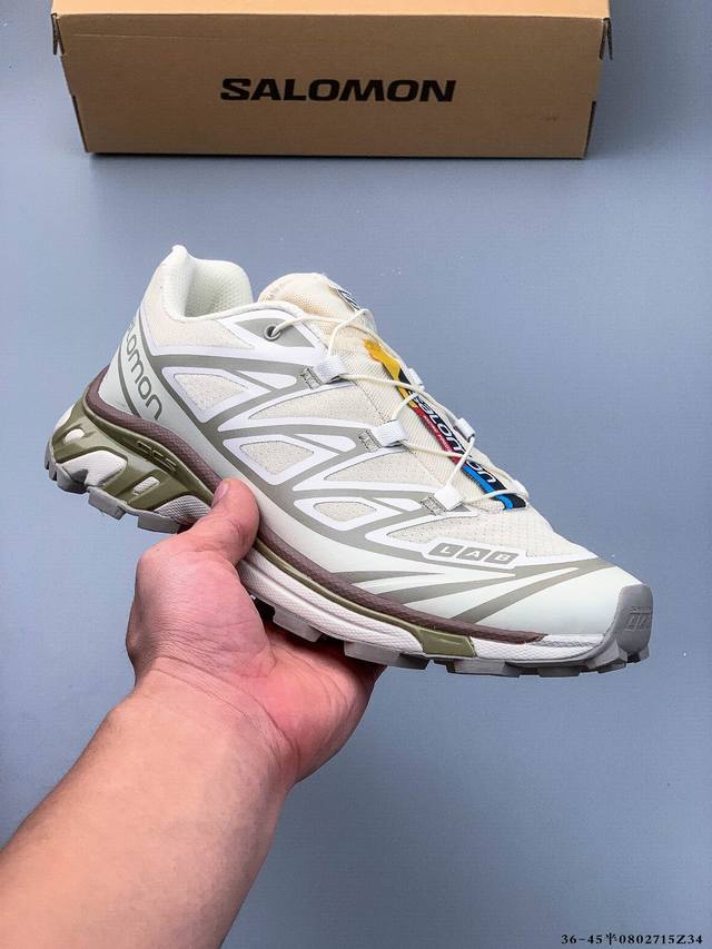 Salomon Xa Pro Xt-6 Expanse 萨洛蒙户外越野跑鞋 鞋面采用Sensifit贴合技术 全方位贴合包裹脚型 鞋跟部鞋底牵引设计 提供强大的