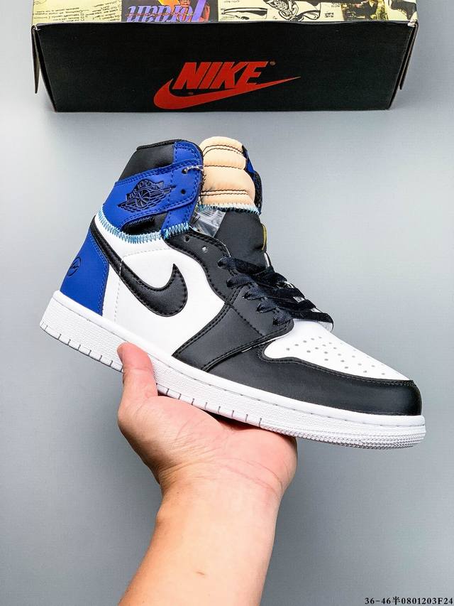 二层真标！耐克Nike Air Jordan 1 Aj1乔丹一代高帮复古文化休闲运动篮球鞋 080 3F24