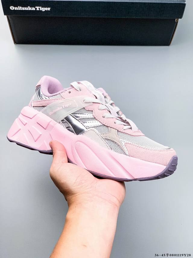 公司级！Asics 亚瑟士Onitsuka Tiger鬼塚虎Sp-I 新款运动休闲鞋厚底老爹鞋 0801119Y28