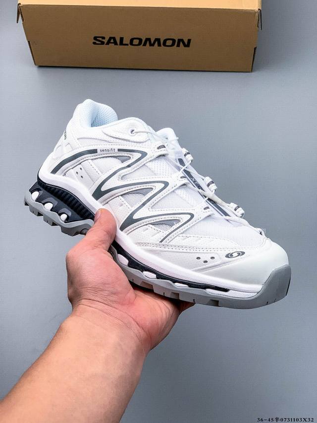 Salomon Xa Pro 3D Adv 萨洛蒙 户外越野跑鞋 鞋面采用Sensifit贴合技术 全方位贴合包裹脚型 鞋跟部鞋底牵引设计 提供强大的抓地性能