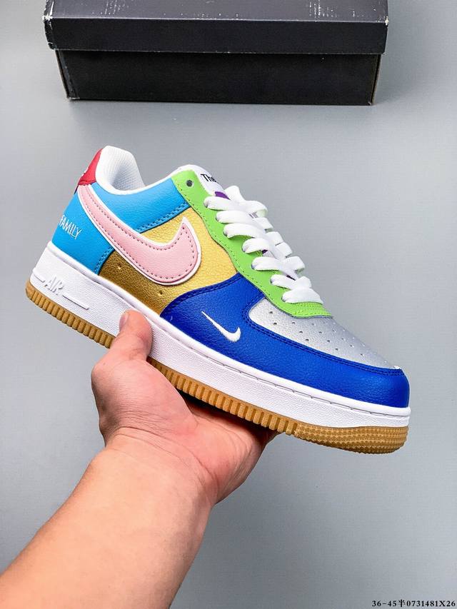 二层真标！耐克Nike Air Force 1 Low 空军一号低帮经典百搭休闲板鞋 0731481X26