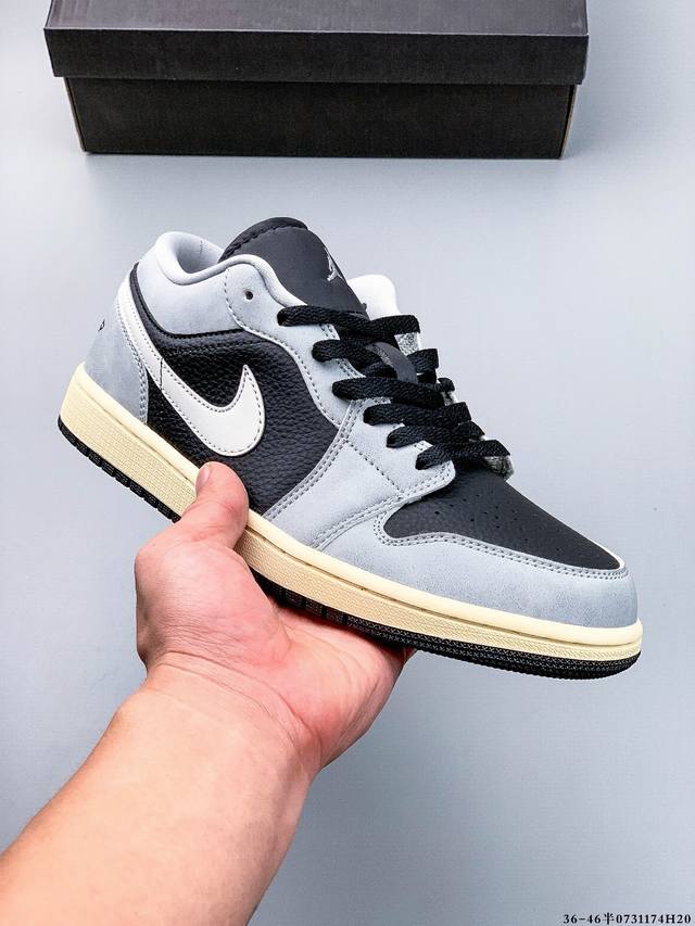 二层真标！耐克Nike Air Jordan Low 1 乔1低帮经典休闲鞋 0731174H20