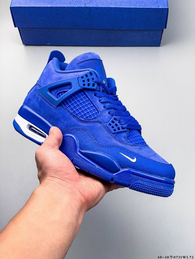 纯原版本！Air Jordan 4 Retro Og Cement Aj4 乔4 复古休闲运动篮球鞋 正确鞋舌立体高频 原厂数据 2025最新原厂底模 原厂纸板