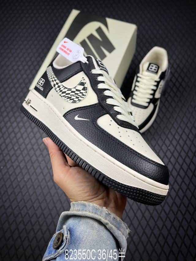 C 公司级Nike Air Force 1‘07 Lv8 原楦头原纸板 打造纯正低帮空军版型 专注外贸渠道 全掌内置蜂窝气垫 原盒配件 原厂中底钢印、拉帮完美
