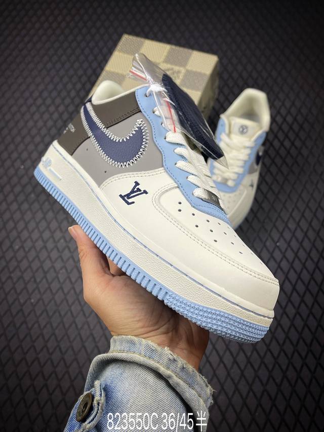 C 公司级Nike Air Force 1‘07 Lv8 原楦头原纸板 打造纯正低帮空军版型 专注外贸渠道 全掌内置蜂窝气垫 原盒配件 原厂中底钢印、拉帮完美