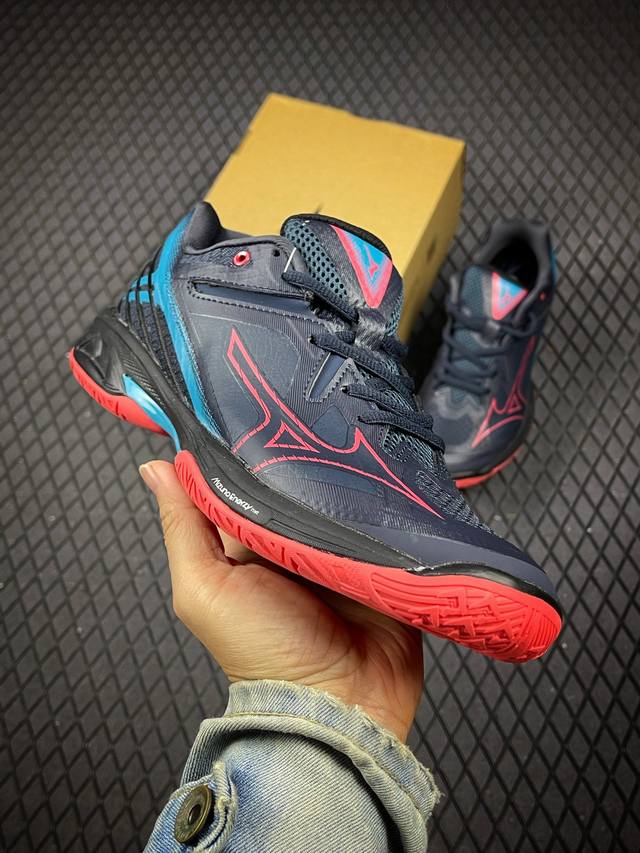 B 公司级Mizuno美津浓 Wave Claw 3 舒适百搭 减震防滑耐磨 低帮羽毛球鞋 货号:71Ga244324 尺码:36 36.5 37.5 38 3