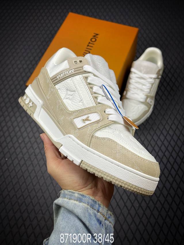 R Tyler X Louis Vuitton 路易威登 Lv Trainer 联名款 低帮休闲板鞋 海淘代购同渠道品质 高端零售 外贸充正专供 原版购入开发