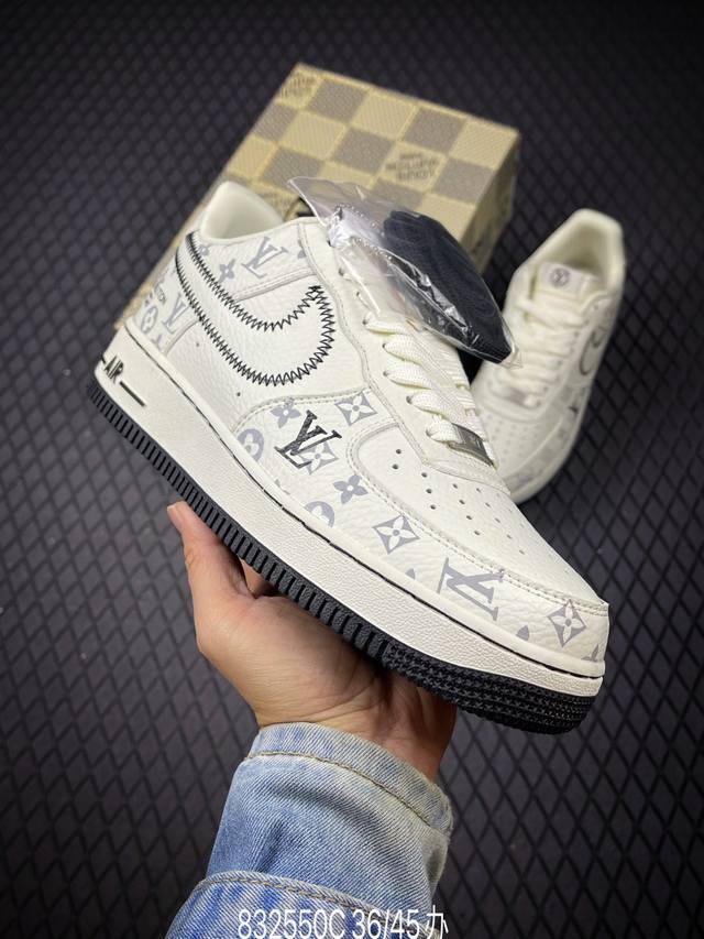 C 公司级Nike Air Force 1‘07 Lv8 原楦头原纸板 打造纯正低帮空军版型 专注外贸渠道 全掌内置蜂窝气垫 原盒配件 原厂中底钢印、拉帮完美