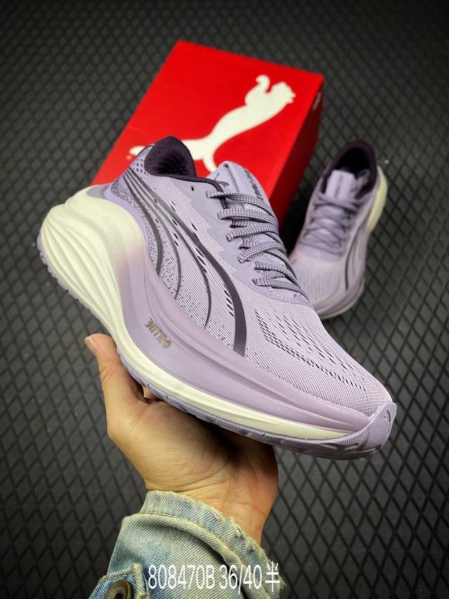 B 公司级Puma Deviate Nitro 彪马 缓震训练跑鞋透气 舒适防滑耐磨 低帮 休闲跑步鞋 货号:310089-03 尺码:36 37 37.5 3