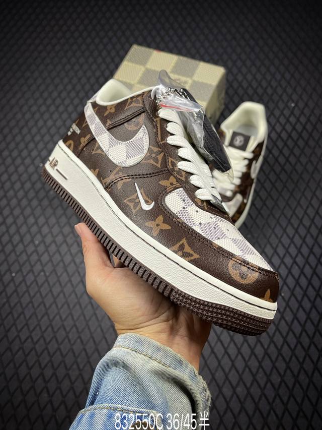C 公司级Nike Air Force 1‘07 原楦头原纸板 打造纯正低帮空军版型 专注外贸渠道 全掌内置蜂窝气垫 原盒配件 原厂中底钢印、拉帮完美 货号:S