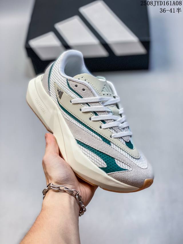 公司级 阿迪达斯 Adidas 流光跑鞋Lightblaze超轻防滑跑鞋女款新款轻运动鞋，Adidas Sportswear 专为 Z 时代流动青年打造的舒适极