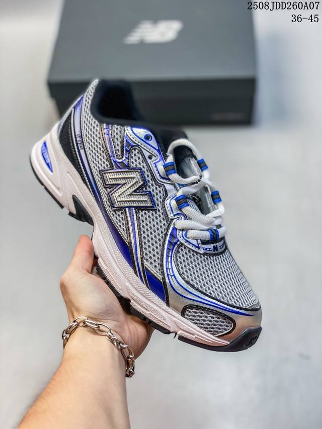 New Balance Nb 740 V2 时尚舒适运动耐磨 低帮跑步鞋 男女款 蓝色 尺码：如图 编码：08Jdd260A07