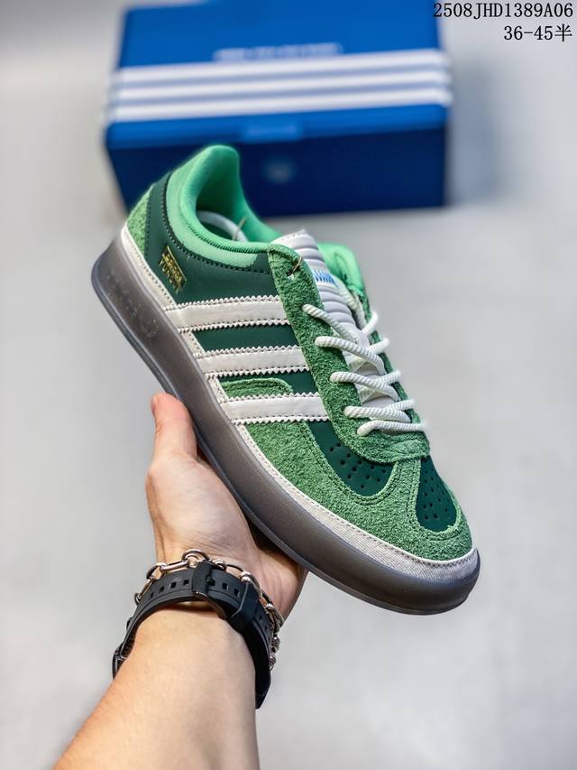 公司级Bad Bunny X Adidas Originals Gazelle Indoor 三叶草休闲防滑耐磨低帮板鞋 Js5049 尺码：36-45 半码