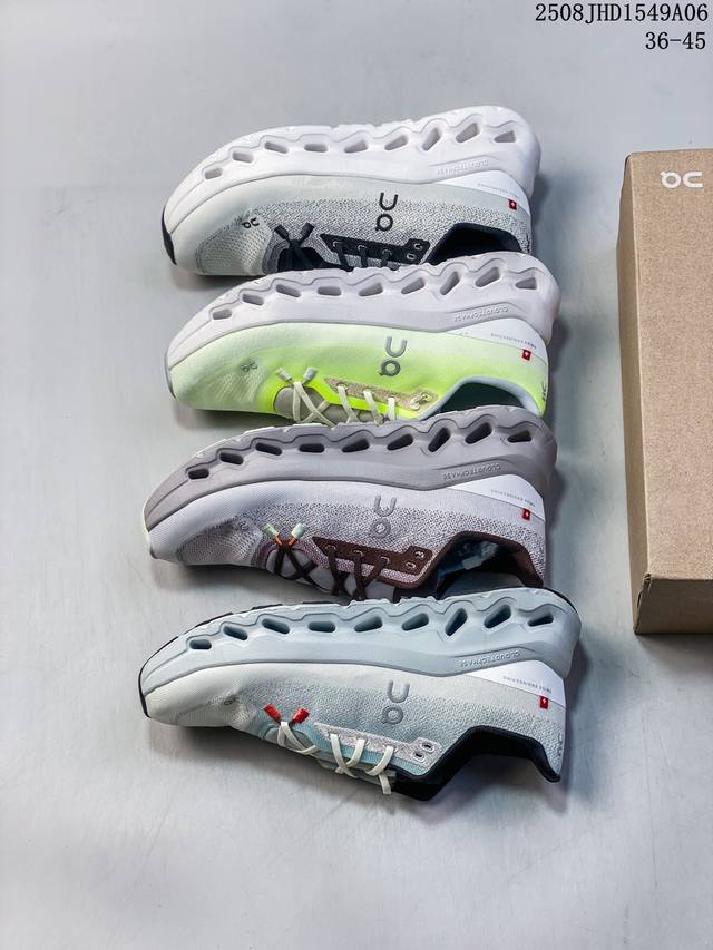 公司级On昂跑 Running Cloud X 4克劳德X系列低帮轻量舒适多功能休闲运动鞋 采用工程飞织网布组合再生聚酯纤维鞋面材质搭载独家隐藏速度中板 镂空C