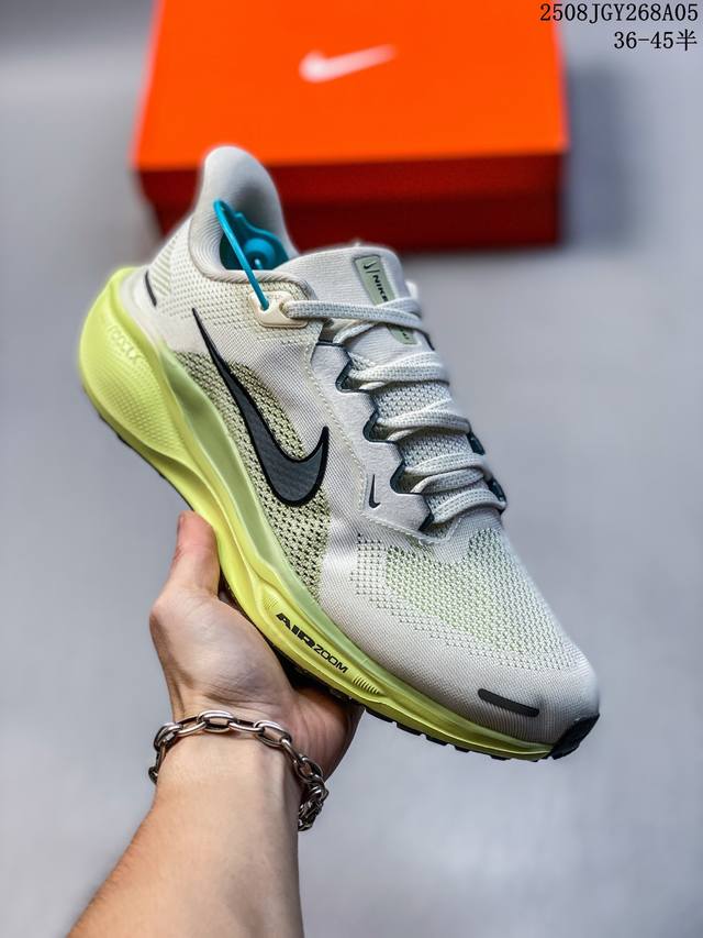 Nike Pegasus 41 舒适耐用防滑耐磨 低帮 休闲训练跑步鞋 男女款 白黄黑 尺码：如图 编码：08Jgy268A05