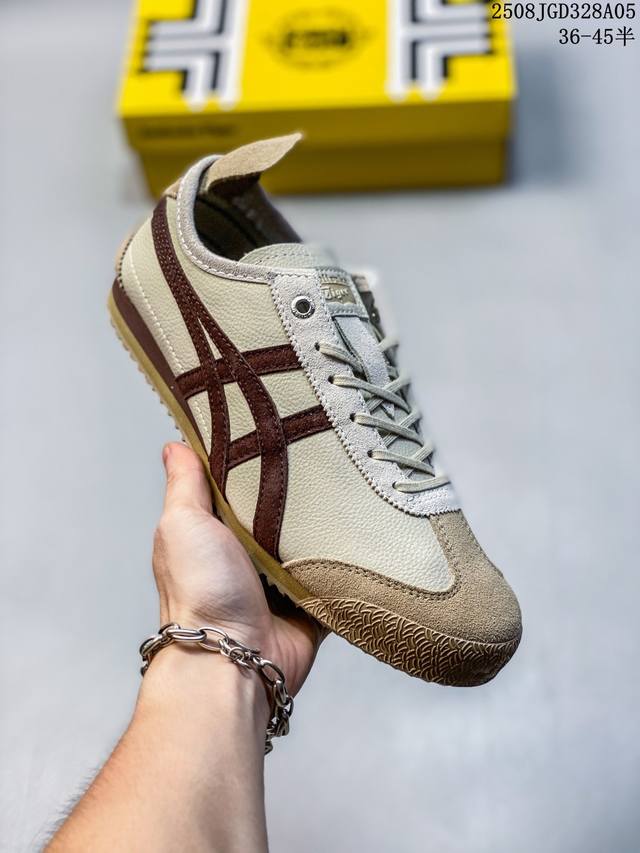 Onitsuka Tiger鬼塚虎 Mexico 66 质感高级新潮个性 生活休闲鞋 男女同款 尺码：如图 编码：08Jgd328A05