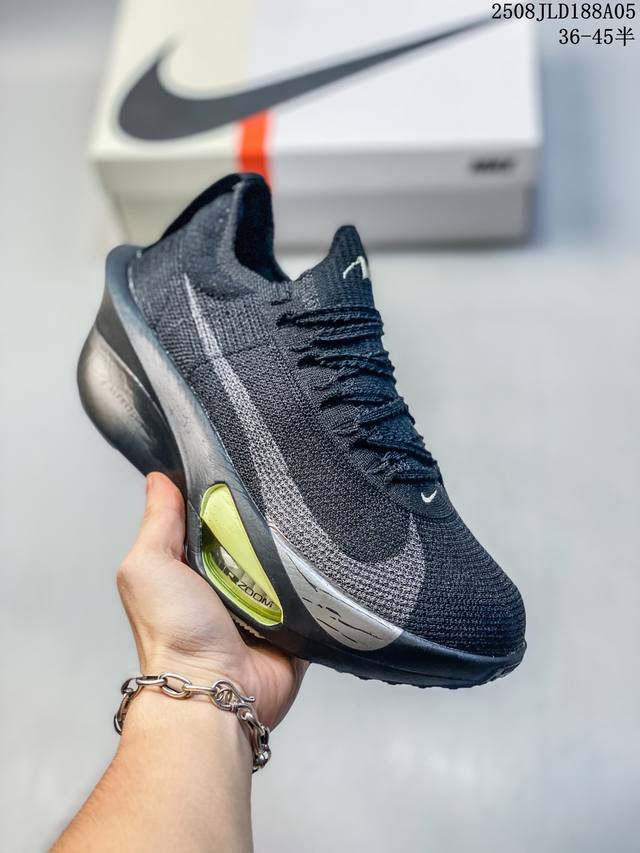 Nk Air Zoom Alphafly Next% 3 全新马拉松超级跑鞋 Fd8356-100 有史以来最轻盈、测试次数最多的Nk Alphafly 经过精