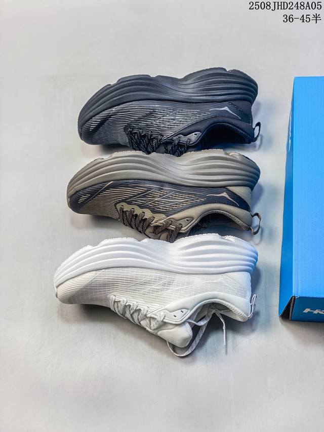 Hoka One One Bondi 8 舒适百搭耐磨 低帮跑步鞋 男女同款 褐色 尺码：如图 编码：08Jhd238A05