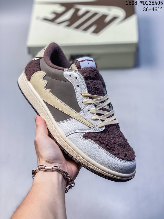真标带半码！ 乔丹Air Jordan 1 Low Aj1 Wh 乔1 联名 倒钩 低帮复古文化休闲运动篮球鞋。凭借出色的性能和吸睛的外观， Air Jorda