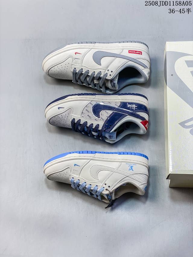 海外爆款限量发售！Nike Sb Dunk Low“ Lv联名 猪八黑牛仔” 周年高端定制 低帮休闲板鞋 定制鞋盒 大厂纯原品质出货 超高清洁度 皮料切割干净无