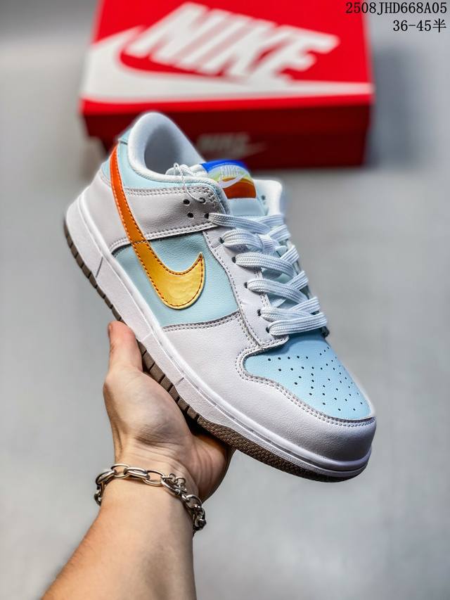 真标 带半码 耐克Nike Sb Dunk Low Pro 扣篮系列复古低帮休闲运动滑板板鞋。采用脚感柔软舒适Zoomair气垫，有效吸收滑板等极限运动在落地时