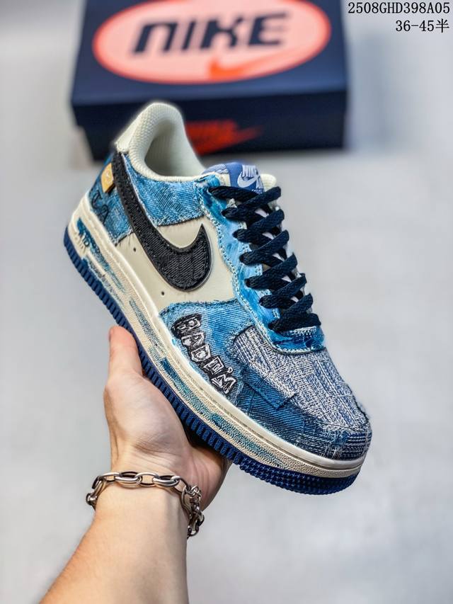公司级带半码 耐克 Nike Air Force 1 ’07 空军一号 Af 1 低帮 厚底增高百搭 休闲运动板鞋。柔软、弹性十足的缓震性能和出色的中底设计，横