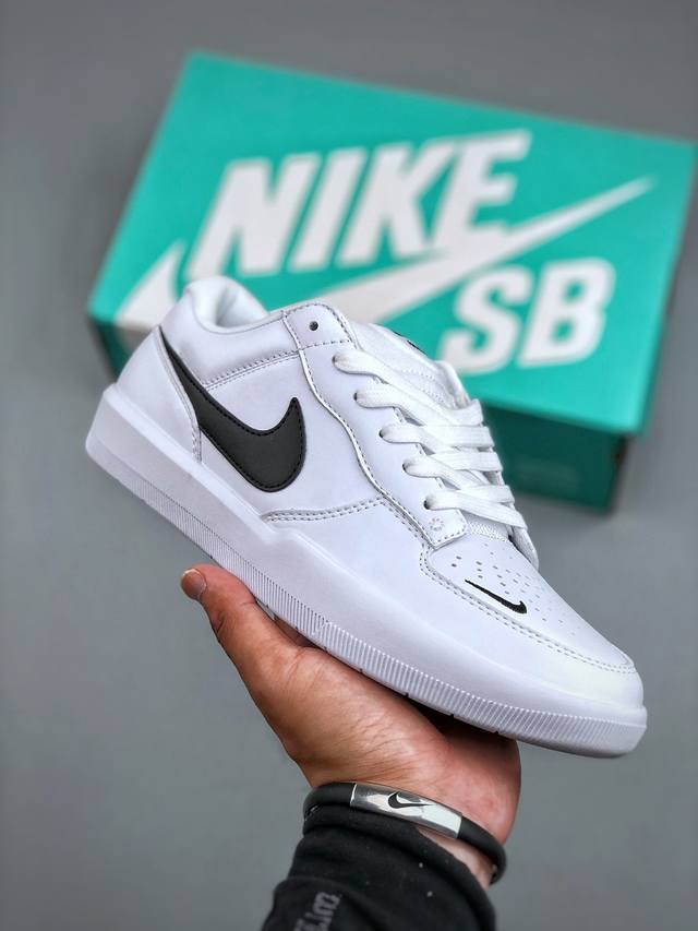 纯原S版 Nk Sb Force 58 简版复古滑板鞋 Dh7505 101 原版购入开发 原厂私磨 原厂纸板 原厂盒装 完美走线 尺码：35-45 半