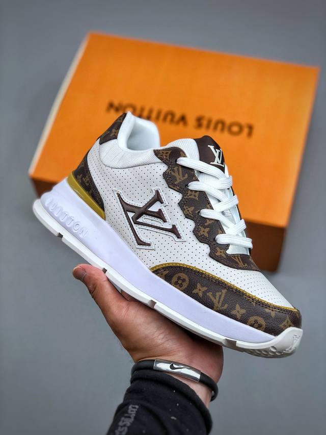 C版 Louis Vuitton 2025 系列 Classic 路易威登 牛皮革圆头系带低帮老爹鞋 尺码：36-45