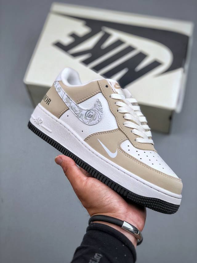 C版 Nike Air Force 1‘07 Lx 联名款 原楦头原纸板 打造纯正低帮空军版型专注外贸渠道 全掌内置蜂窝气垫 原盒配件 原厂中底钢印、拉帮完美