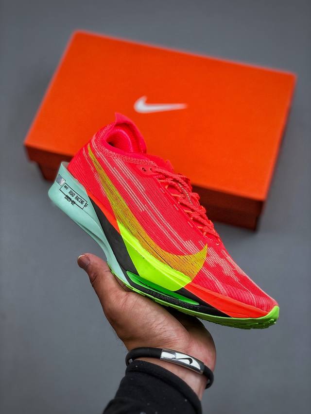 Nike Zoomx Streakfly 2 马拉松柔软缓震超轻透气跑鞋 一体式发泡Zoomx泡棉 中底歨线 鞋合格标 三标齐全 鞋身重量控制与原厂接近 整体重