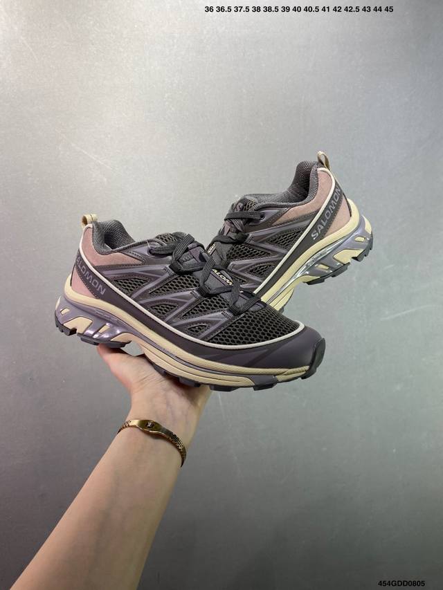 公司级Salomon Xa Pro Xt-6 Expanse萨洛蒙户外越野跑鞋 鞋面采用Sensifit贴合技术 全方位贴合包裹脚型 鞋跟部鞋底牵引设计 提供强