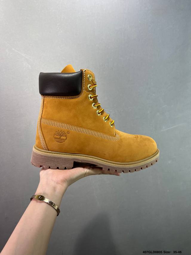公司级Timberland添柏岚 天伯伦 户外休闲时尚马丁靴系列 广东大厂出品 全新工艺升级 23Ss秋冬新款 原盒原包装 面料采用意大利进口手抓牛皮 搭配防臭