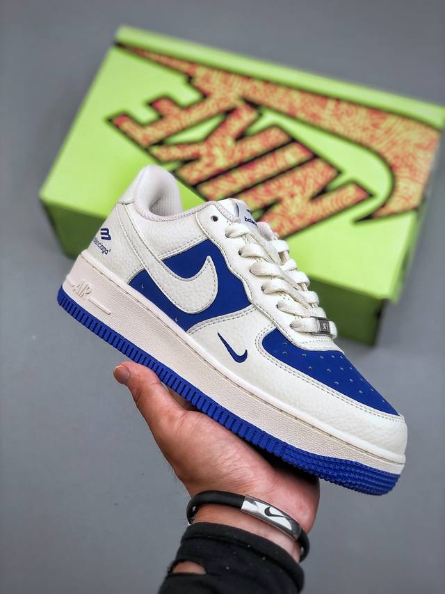 F版 Nike Air Force 1‘07 联名款 原楦头原纸板 打造纯正低帮空军版型专注外贸渠道 全掌内置蜂窝气垫 原盒配件 原厂中底钢印、拉帮完美 货号: