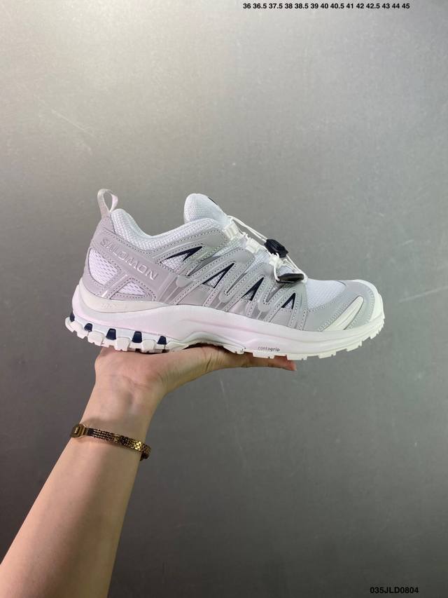 公司级Salomon Xa Pro Xt-6 Expanse萨洛蒙户外越野跑鞋 鞋面采用Sensifit贴合技术 全方位贴合包裹脚型 鞋跟部鞋底牵引设计 提供强