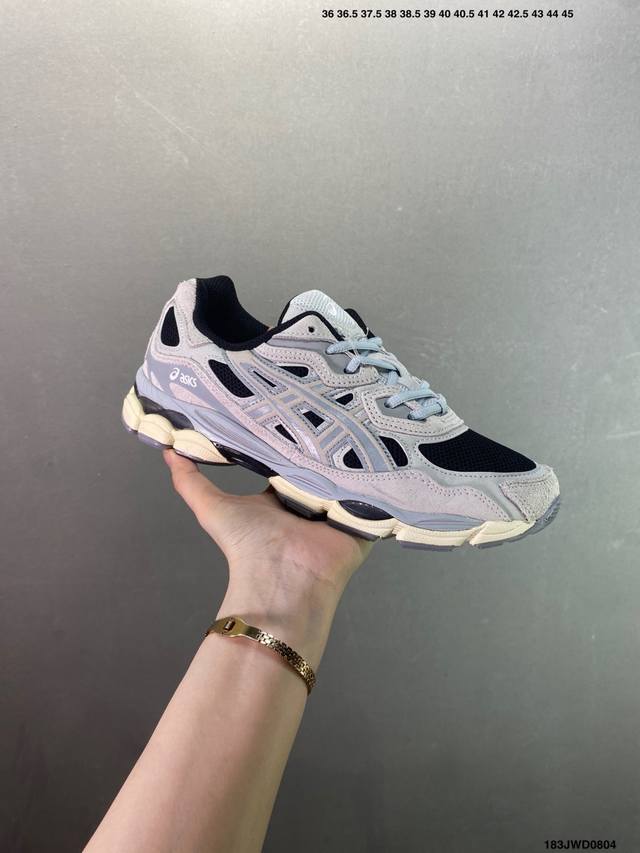 公司级Asics 亚瑟士Gel-Nyc 透气网眼鞋面配合部分合成革材质 采用全新Ahar+橡胶材质 更加耐磨 货号:1201A789-020 尺码:36～45