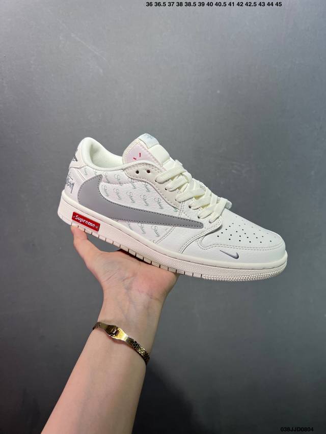 特价Air Jordan Aj1 Low 低帮系列定制配色Wg8850-012 原厂内置气垫魔块 A模大底 头层小牛皮 鞋舌Aj原厂专用牛津布+Aj专用反口珍珠