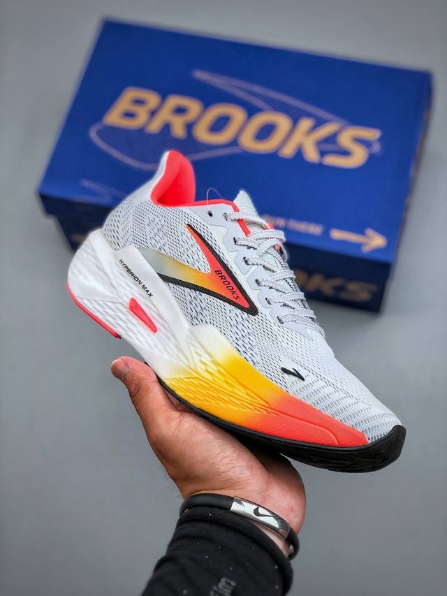 S版 布鲁克斯Brooks Hyperion Max 2 烈风2系列低帮透气缓震支撑休闲运动慢跑鞋 110434 Id 443 尺码：36-46 半