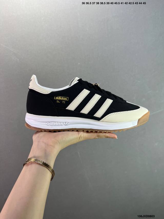 公司级阿迪达斯Adidas Sl 72 Rtn三叶草复古休闲跑步鞋休闲运动鞋 货号:Id1031 尺码:36 36.5 37 38 38.5 39 40 40.