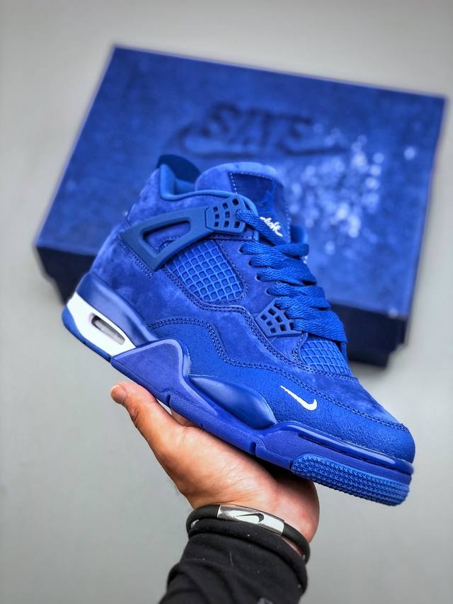 Nike Air Jordan Aj4 Retro 乔丹四代联名蓝砖 纯原大厂出品 Air Jordan Aj4 Retro 原楦原纸板 原厂材料开发 细节把控