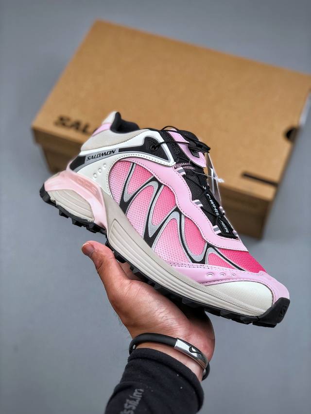 Salomon Xt-Whisper 萨洛蒙户外越野跑鞋 鞋面采用Sensifit贴合技术 全方位贴合包裹脚型 鞋跟部鞋底牵引设计 提供强大的抓地性能 更适应野