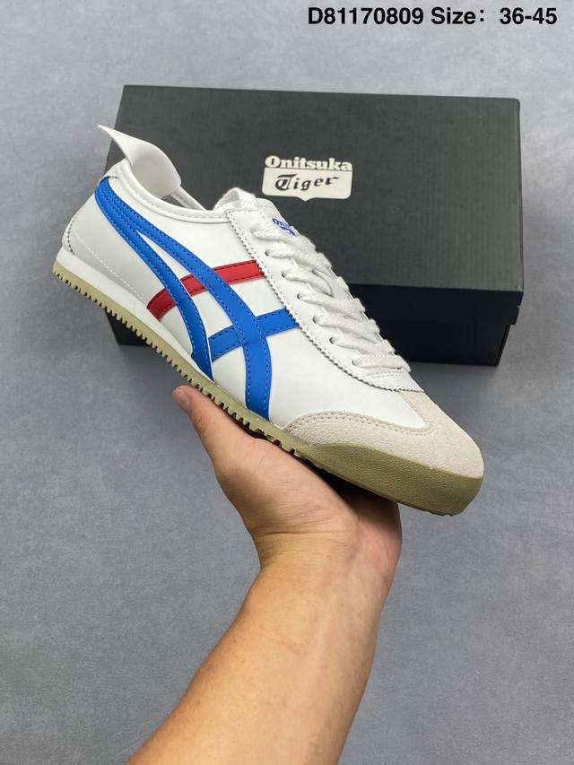 公司级Onitsuka Tiger Nippon Made 鬼冢虎手工鞋系列 最高版本Mexico 66 Deluxe メキシコ 66 デラックス独家！同步官方