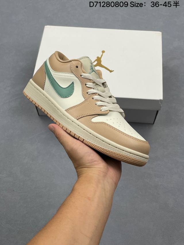 Air Jordan Aj1 Low 低帮 卡其绿 Dc0774-130全新流水线出品 市场第二梯队最强版 全部原鞋开发 原楦原纸板开发 全鞋电脑针车 原厂内置