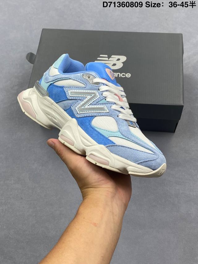 Joe Freshgoods X New Balance Nb9060 联名款 复古休闲运动慢跑鞋 鞋款灵感源自设计师本人对夏日的怀日回忆。鞋面大身由空间双格及