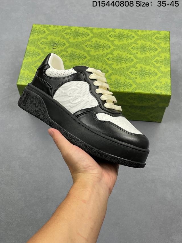 公司级Gucci 古驰 Screener 运动休闲时装奢侈品系列 Gg珐琅扣 擦脏做旧小脏鞋 高端零售海淘商家混卖版本 东莞纯原品质 原鞋对照工艺生产 原厂一致