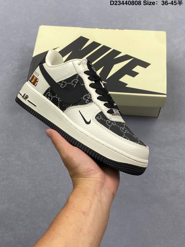 Nike Air Force1 07 Low 定制空军 #原楦头原纸板 打造纯正空军版型 #专注外贸渠道 全掌内置蜂窝气垫 #原盒配件 原厂中底钢印、拉帮完美