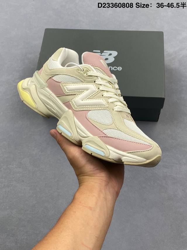 公司级Nb 新百伦 New Balance Nb9060小象蹄男女款9060舒适百搭老爹鞋 全新 9060 款式将经典风格与现代设计融合到日常多功能性中。 90